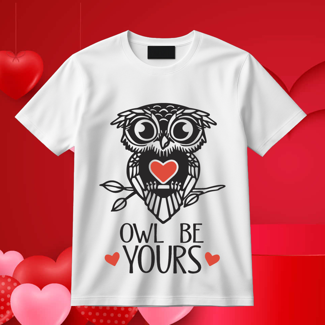 Owl Be Yours SVG, Owl SVG, Owl Valentine SVG, Owl SVG Design, Valentine’s Day SVG