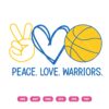 Peace Love Warriors SVG Baskitball