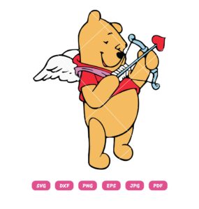 Pooh Cupid SVG Pooh