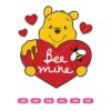 Winnie Pooh Be Mine SVG