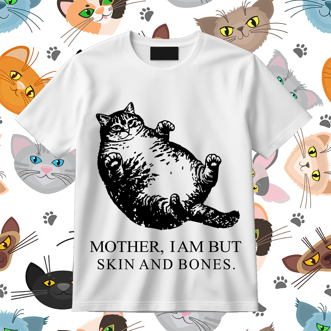 Cat Mother I Am But Skin And Bones 1