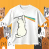 Cat Playing With Prism Light SVG Cat Prism Rainbow Light