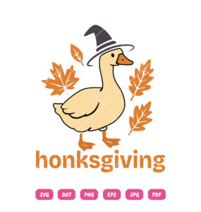 Honksgiving Goose SVG Goose Thanksgiving