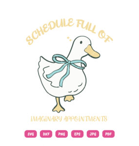 Schedule Full Of Imaginary Appointment Duck